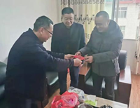 新春慰问 情暖人心——福建9159金莎游艺场正月初一慰问公司一线员工