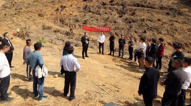 不负春光好，抢播万亩林 ——将乐县村企合作造林工作现场会在福建9159金莎游艺场召开